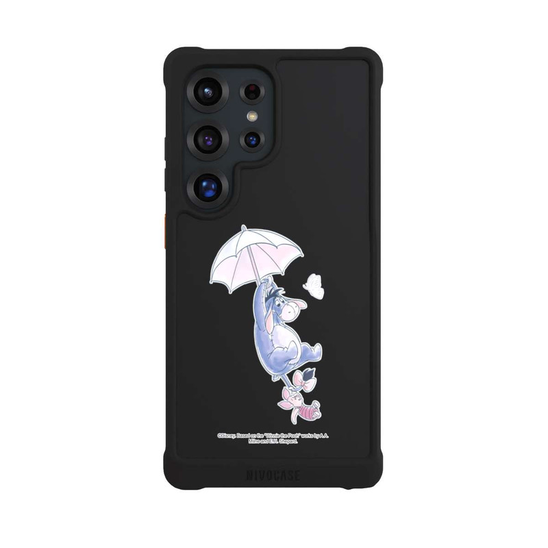 Galaxy S25 Ultra NIVOmax Winnie Pooh Eeyeore Find Happiness Transparent