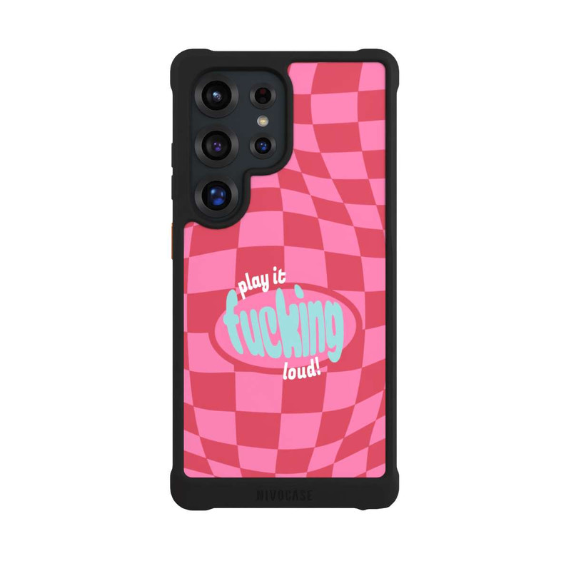 Galaxy S25 Ultra NIVOmax Play Fucking Loud Kariert