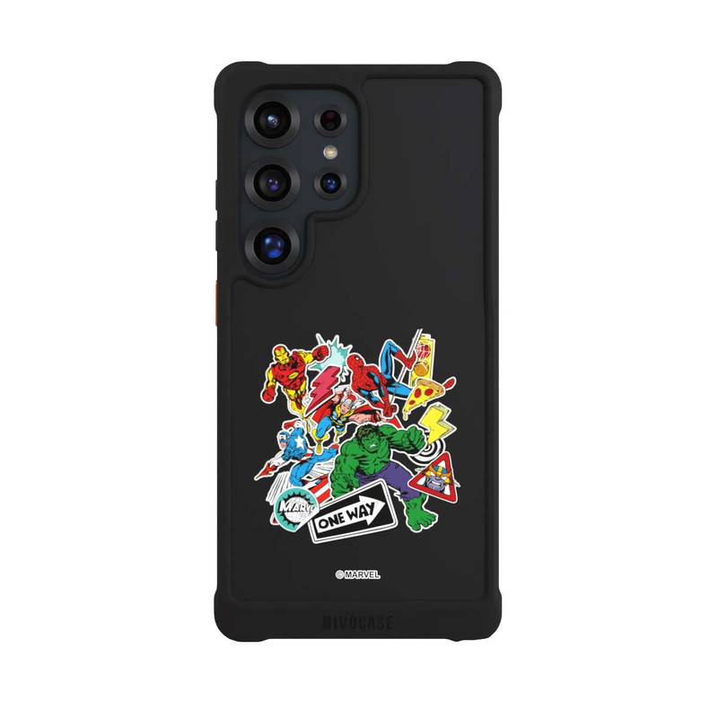 Galaxy S25 Ultra NIVOmax Capitan American Shield Transp