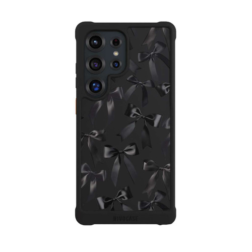 Samsung Galaxy S25 Ultra NIVOmax Schwarze Satinschleifen