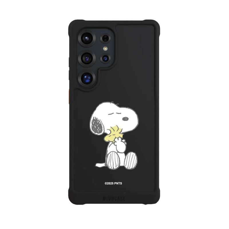 Galaxy S25 Ultra NIVOmax Snoopy And Woodstock Cuddling transparent
