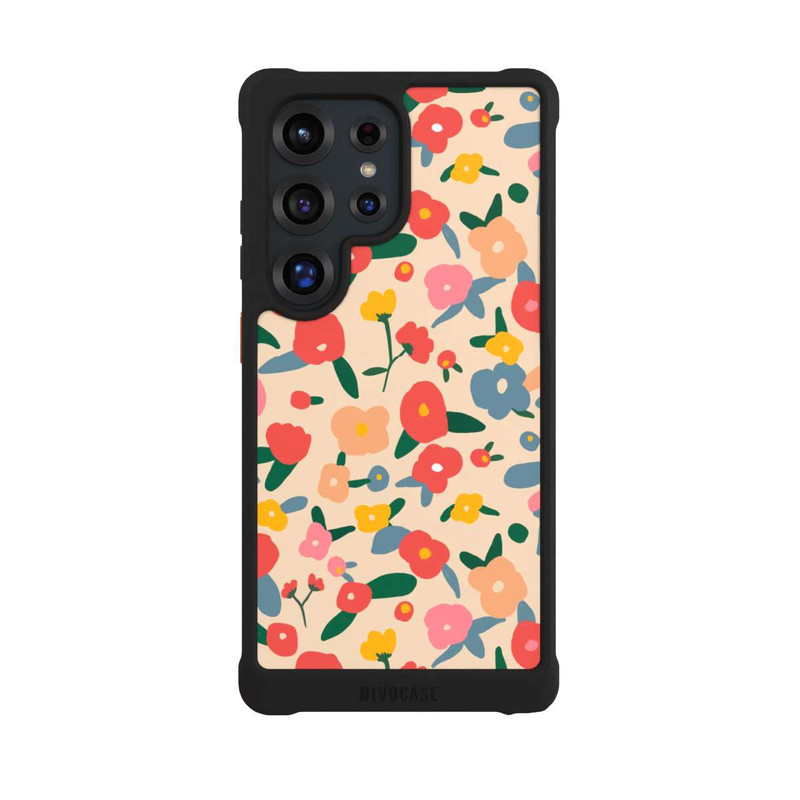 Galaxy S25 Ultra NIVOmax Retro Bold Scandi Flowers