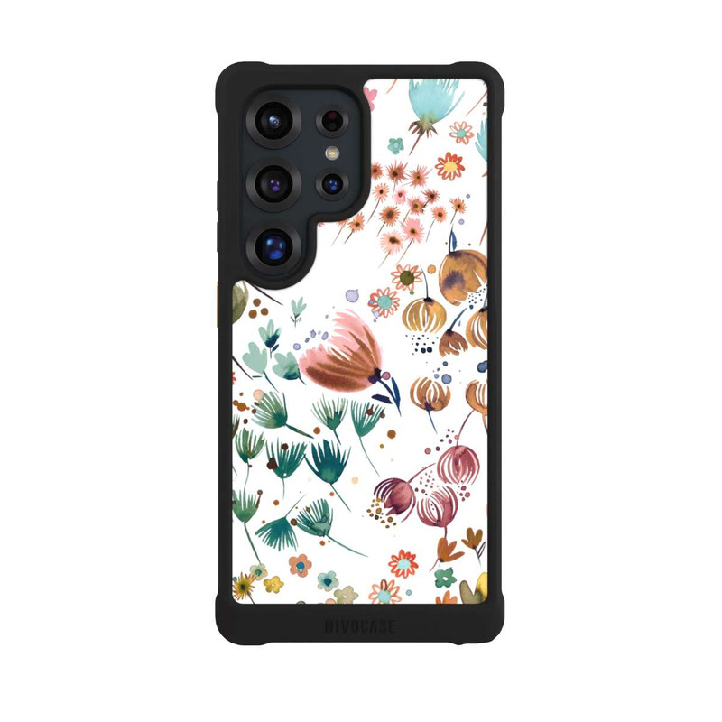 Galaxy S25 Ultra NIVOmax Spring Buds Green Orange