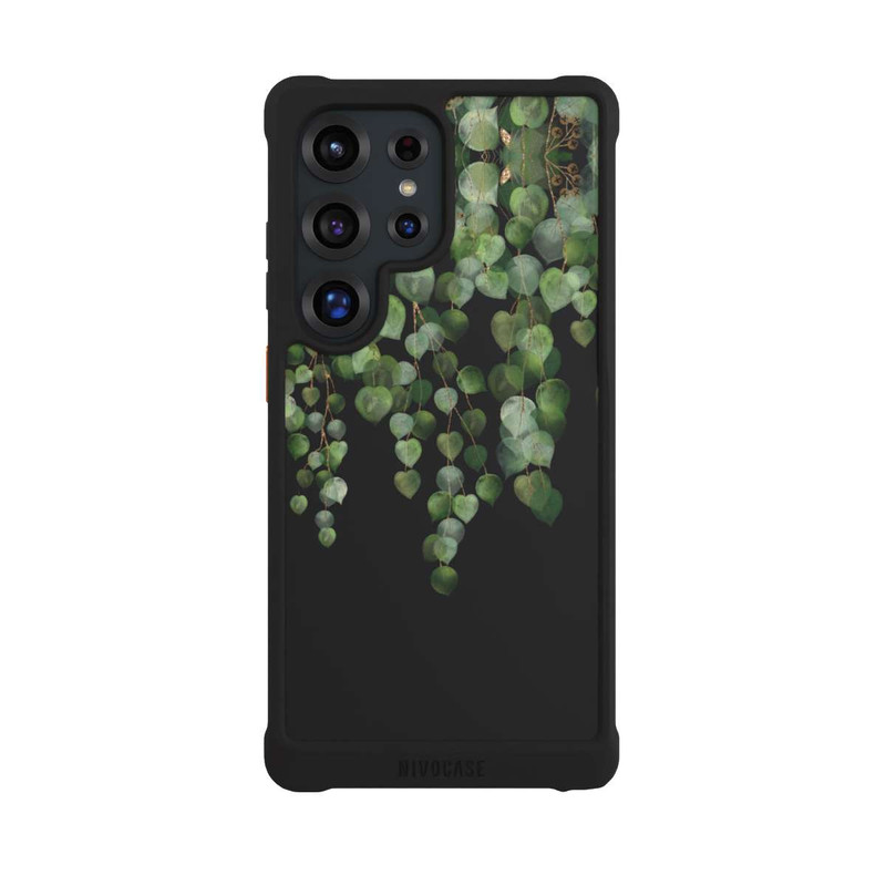 Galaxy S25 Ultra NIVOmax Eucalyptus Hanging Watercolor Transparent