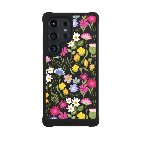 Samsung Galaxy S25 Ultra NIVOmax Bunte Sommerblumen Transparent