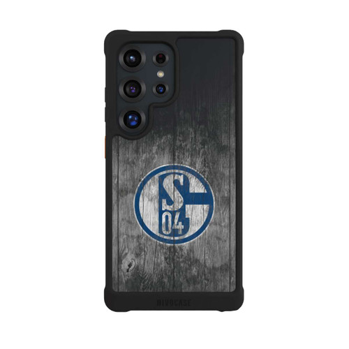 Samsung Galaxy S25 Ultra NIVOmax Schalke 04 Holz Look