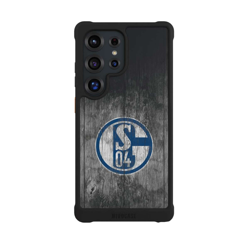 Galaxy S25 Ultra NIVOmax Schalke 04 Holz Look