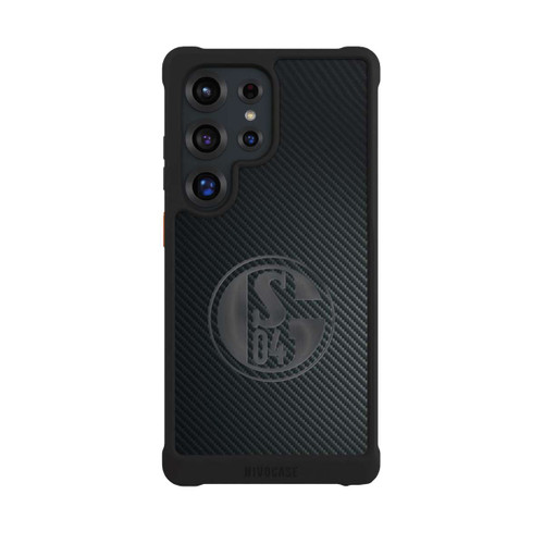 Samsung Galaxy S25 Ultra NIVOmax Schalke 04 Carbon Look