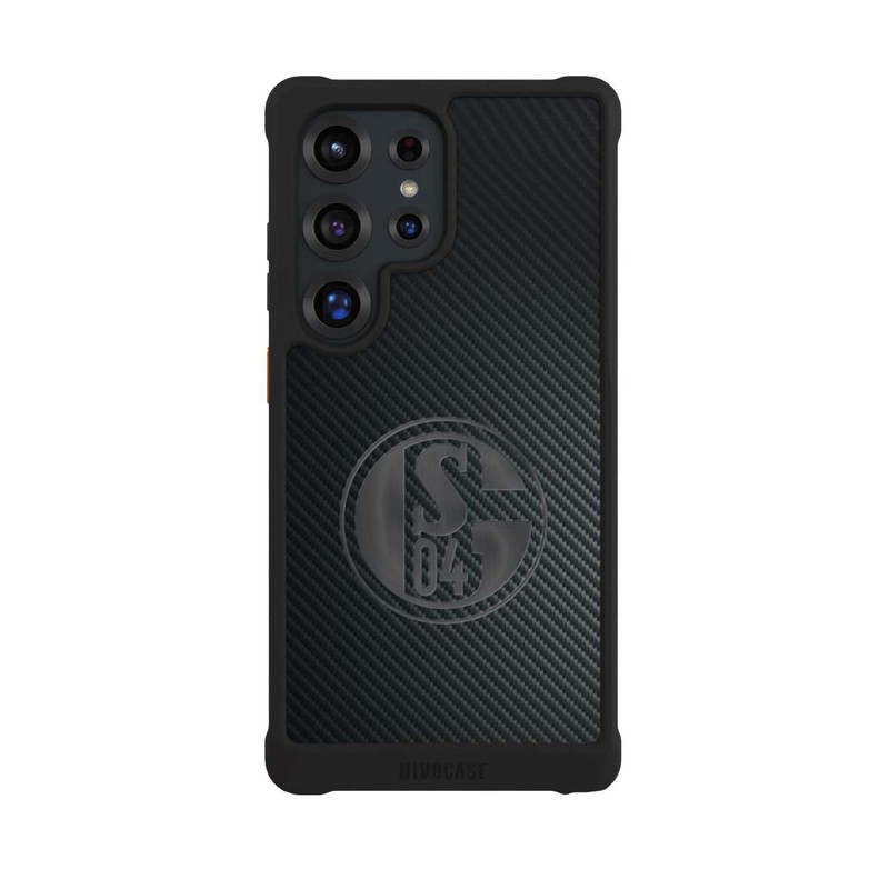 Galaxy S25 Ultra NIVOmax Schalke 04 Carbon Look