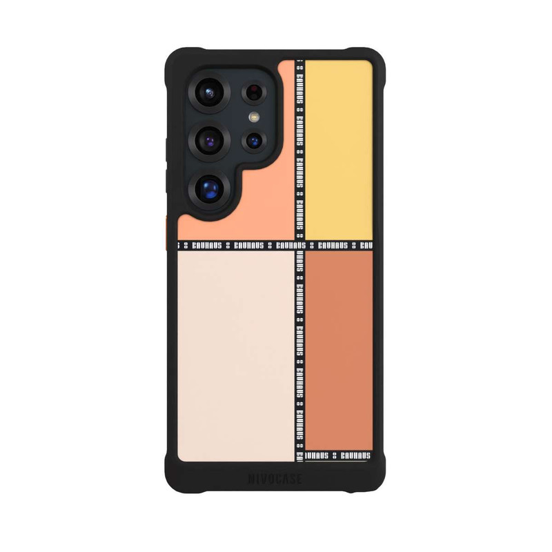 Galaxy S25 Ultra NIVOmax Bauhaus Squares-Pastel