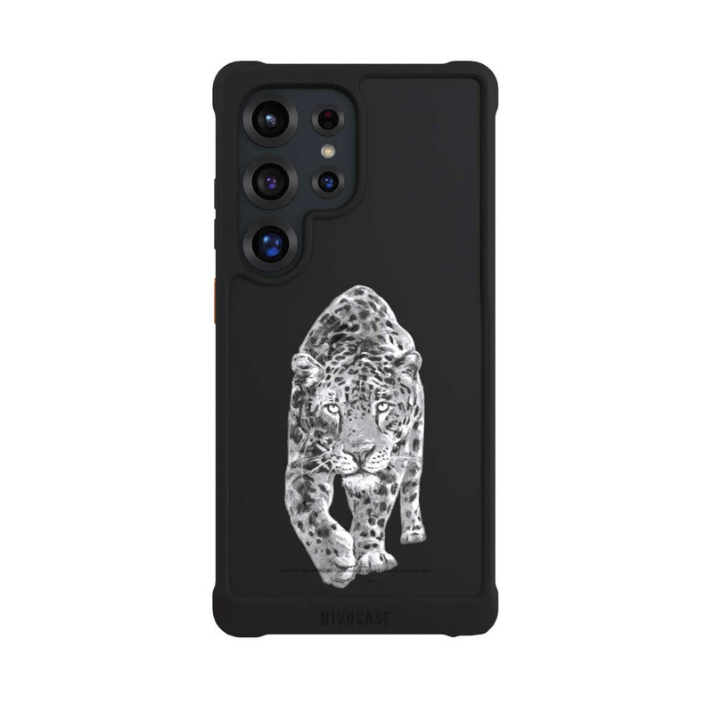 Galaxy S25 Ultra NIVOmax Leopard transparent