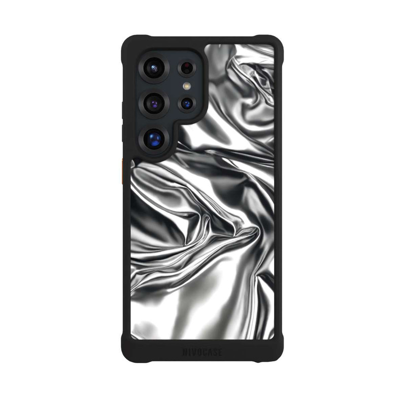 Galaxy S25 Ultra NIVOmax Shiny Chrome Silver