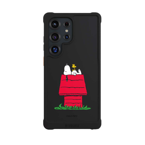 Samsung Galaxy S25 Ultra NIVOmax Snoopy and Woodstock Classic transparent