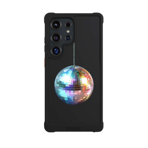 Samsung Galaxy S25 Ultra NIVOmax Discokugel Party Blau Gold Transparent mit KI