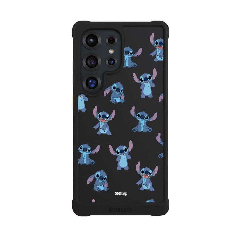 Galaxy S25 Ultra NIVOmax Stitch Faces Pattern Transparent