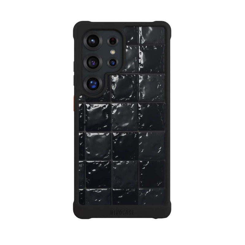 Galaxy S25 Ultra NIVOmax Karomuster Fliesen look mit KI