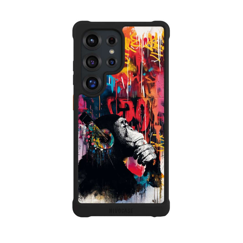 Galaxy S25 Ultra NIVOmax Chimp Blue Streetart