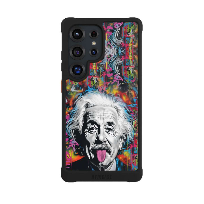 Galaxy S25 Ultra NIVOmax Physiker Bunte Zunge Raus