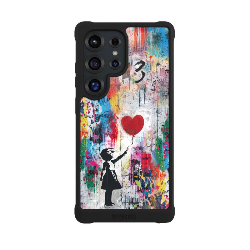 Galaxy S25 Ultra NIVOmax Balloon Girl Colorful
