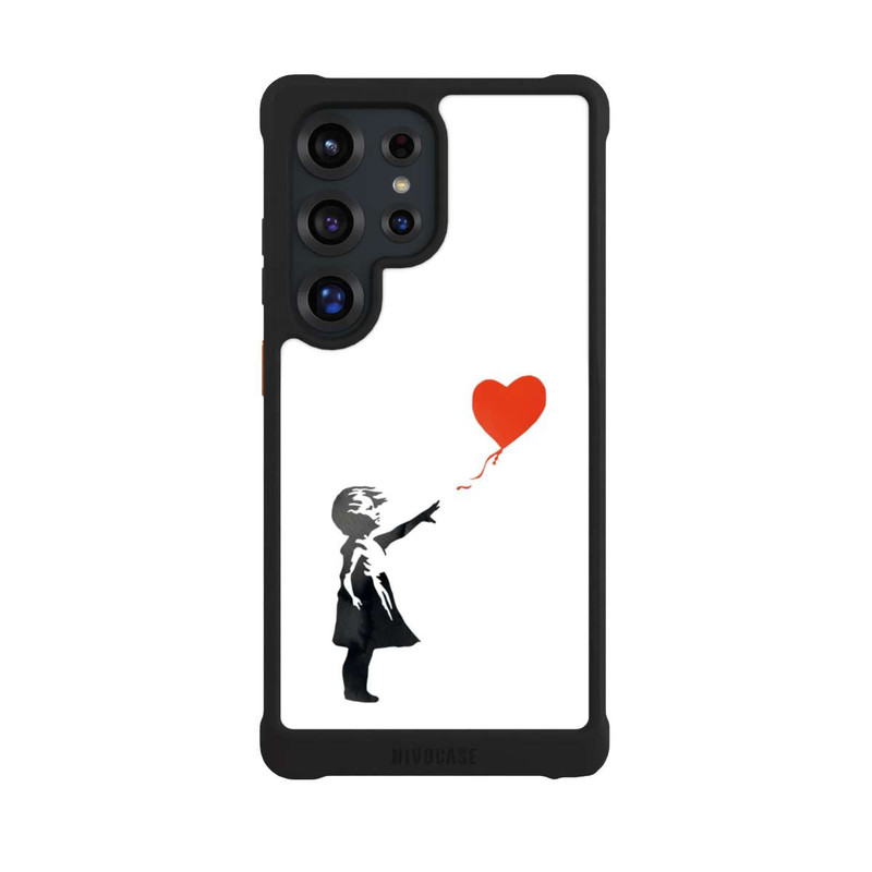 Galaxy S25 Ultra NIVOmax Girl With Red Balloon