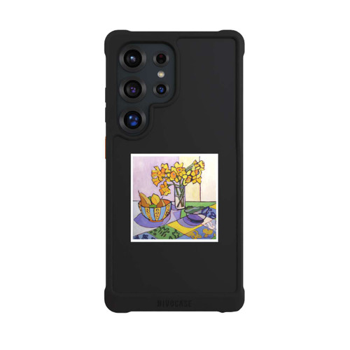 Samsung Galaxy S25 Ultra NIVOmax Daffodil Patchwork, 2023, by Catherine J Martzloff