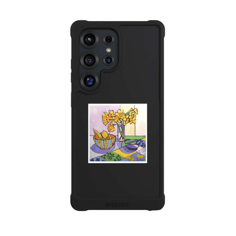 Galaxy S25 Ultra NIVOmax Daffodil Patchwork, 2023, by Catherine J Martzloff