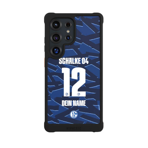 Samsung Galaxy S25 Ultra NIVOmax Schalke 04 Trikot Personalisierbar 25-26