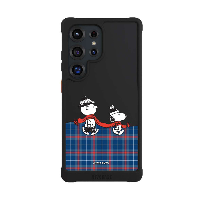 Galaxy S25 Ultra NIVOmax Peanuts Weihnachtspulli Transparent