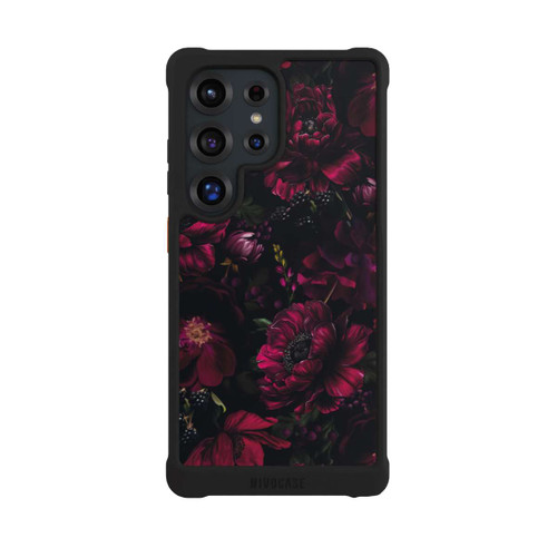 Samsung Galaxy S25 Ultra NIVOmax Dunkle Rote Blumen Liebe