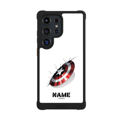 Samsung Galaxy S25 Ultra NIVOmax Captain America Shield Personalisierbar
