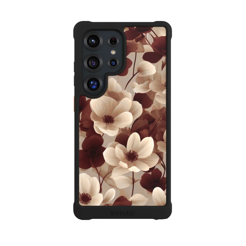 Galaxy S25 Ultra NIVOmax Naturfarbenes Blumenmuster mit KI