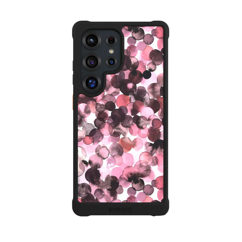 Galaxy S25 Ultra NIVOmax Blätterzauber Pink