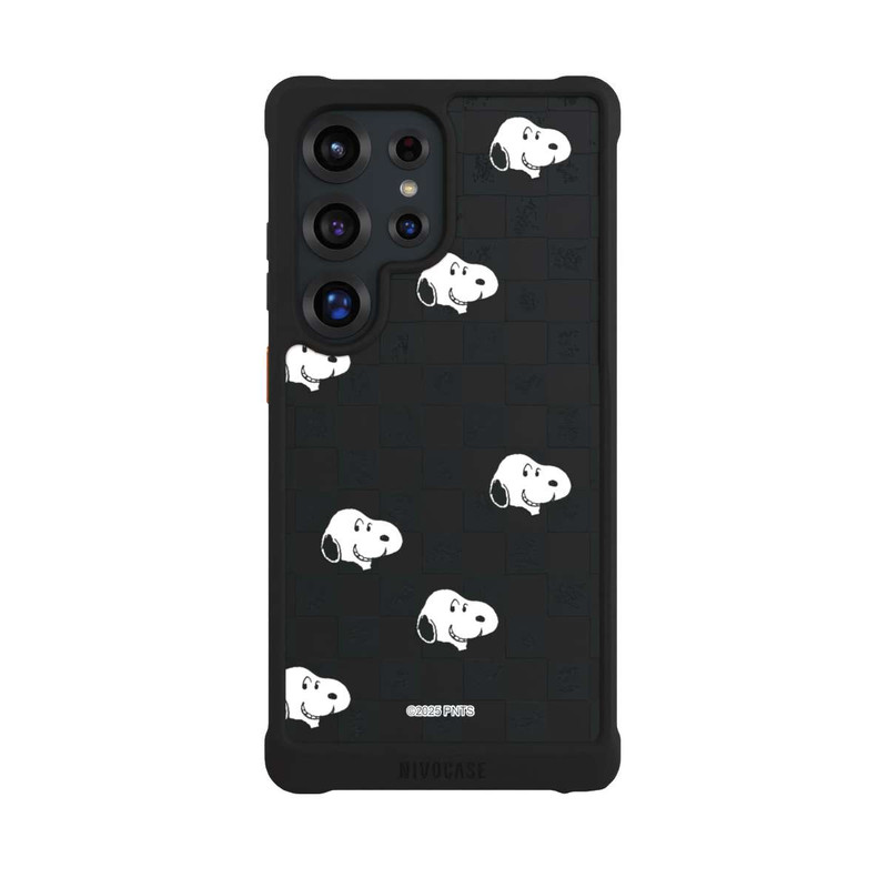 Galaxy S25 Ultra NIVOmax Snoopy Checked Pattern