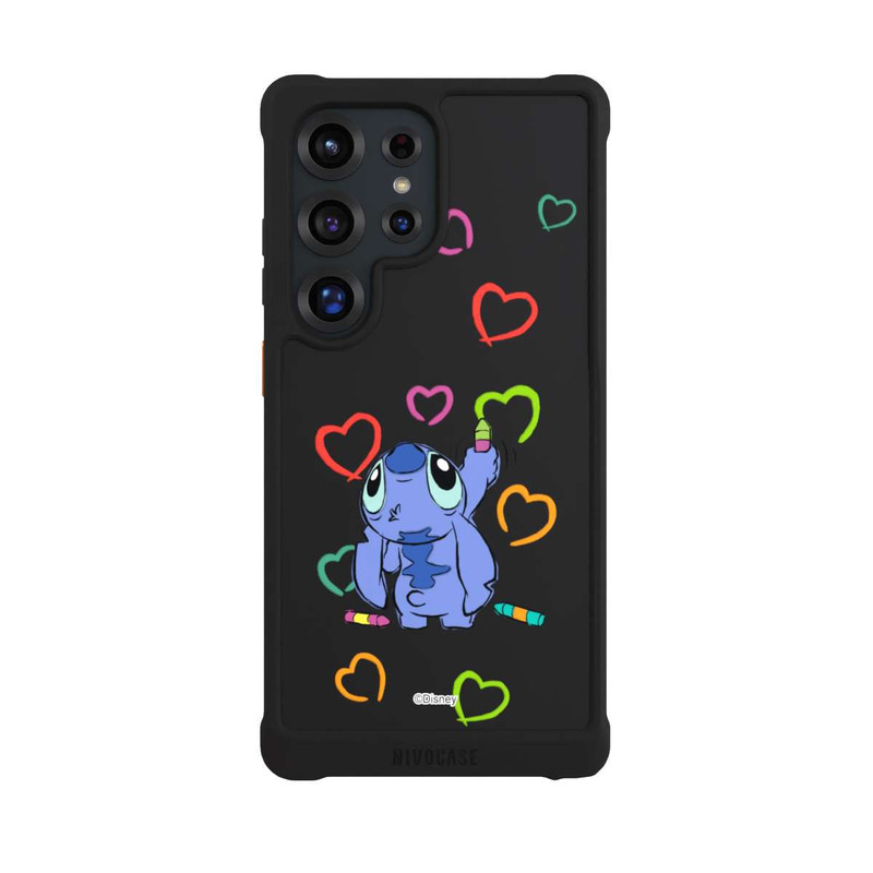 Galaxy S25 Ultra NIVOmax Stitch Draws a Heart Transparent