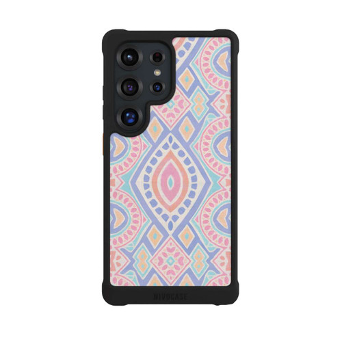 Samsung Galaxy S25 Ultra NIVOmax Boho Geometric Mosaic Intricate Tribal Design
