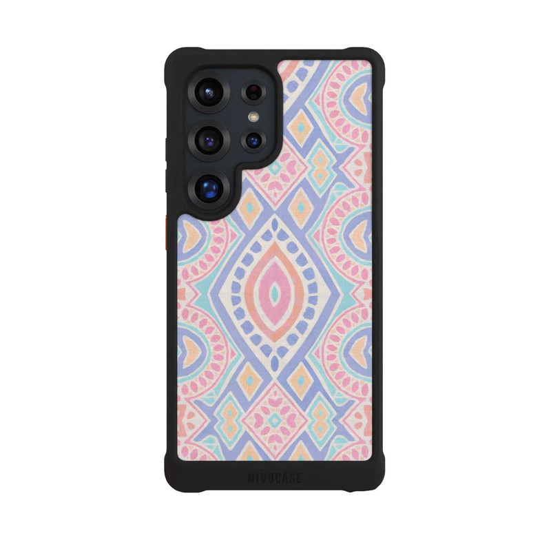Galaxy S25 Ultra NIVOmax Boho Geometric Mosaic Intricate Tribal Design