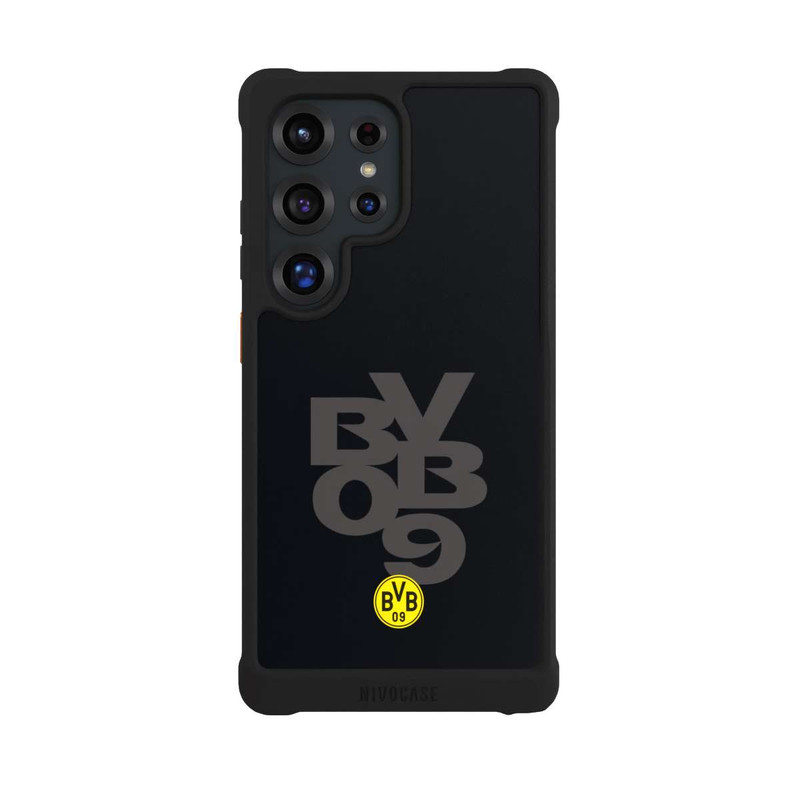 Galaxy S25 Ultra NIVOmax BVB09 Grau Schwarz
