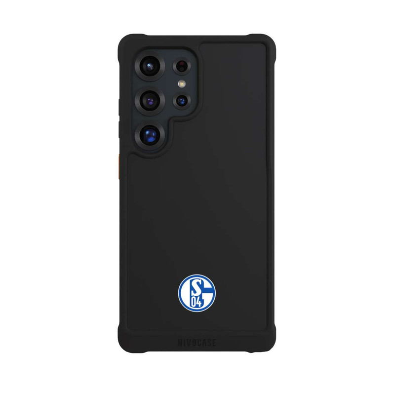 Galaxy S25 Ultra NIVOmax FC Schalke 04 Logo Klein Transparent