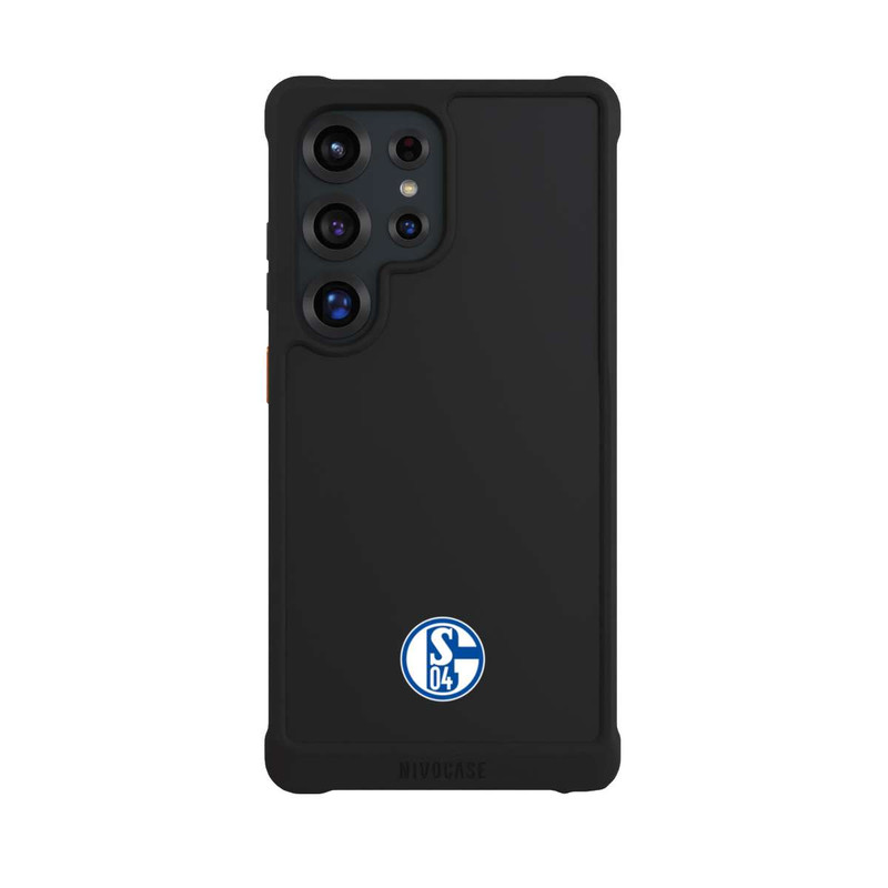 Galaxy S25 Ultra NIVOmax FC Schalke 04 Logo Klein Transparent