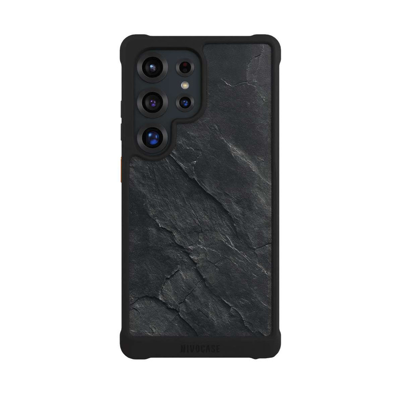 Galaxy S25 Ultra NIVOmax Dark Grey Slate Look