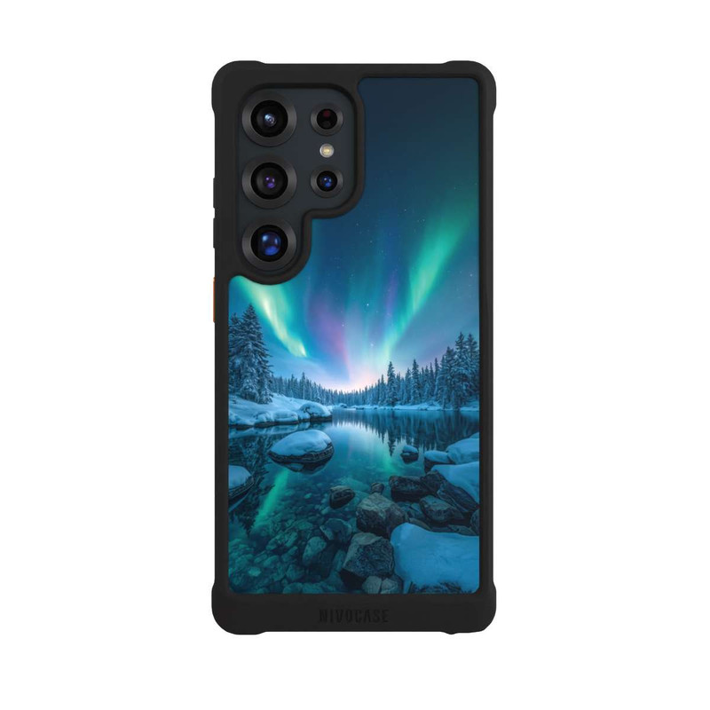 Galaxy S25 Ultra NIVOmax Aurores boréales Briller avec IA