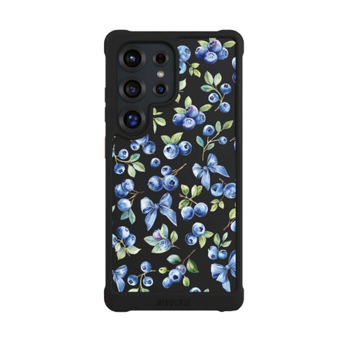 Samsung Galaxy S25 Ultra NIVOmax Blaubeere Schleifen Transparent mit KI