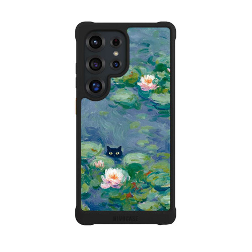 Samsung Galaxy S25 Ultra NIVOmax Katze im Teich Gemälde