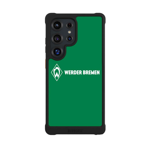 Samsung Galaxy S25 Ultra NIVOmax Werder Bremen Schriftzug Raute Grün