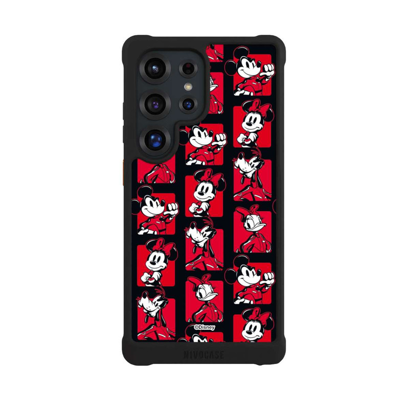 Galaxy S25 Ultra NIVOmax Mickey Mouse Racing Pattern Red