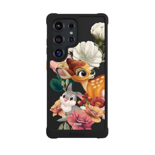 Samsung Galaxy S25 Ultra NIVOmax Bambi and Thumper Flowers Transparent