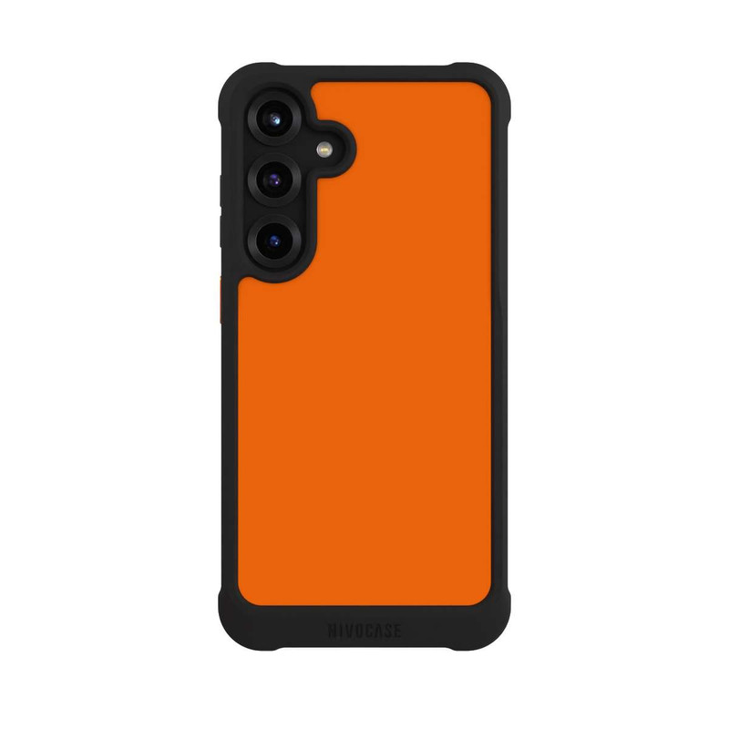 Galaxy S25 + NIVOmax Mandarine