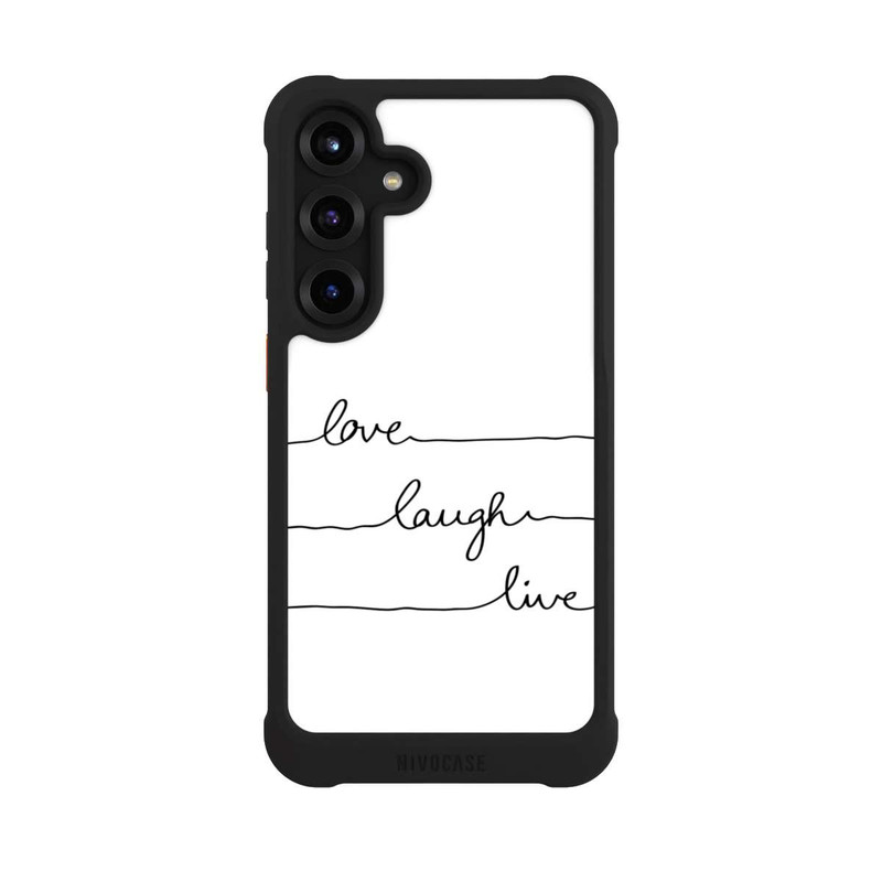 Galaxy S25 + NIVOmax Love Laugh Live
