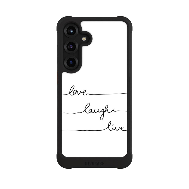 Galaxy S25 + NIVOmax Love Laugh Live