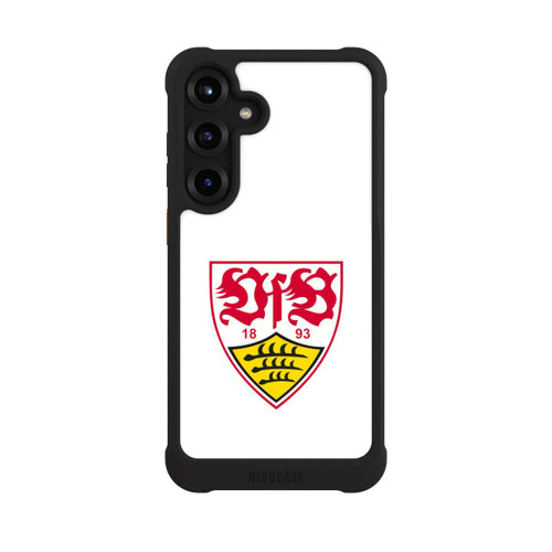Samsung Galaxy S25+  NIVOmax VfB Stuttgart Wappen Weiß